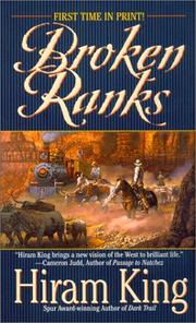 Cover of: Broken Ranks by Hiram King