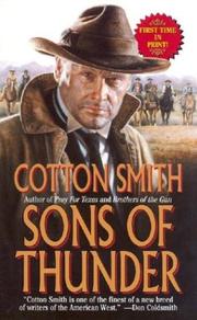 Cover of: Sons of thunder | Cotton Smith