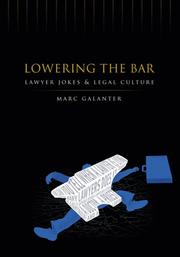 Cover of: Lowering the Bar by Marc Galanter