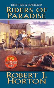 Cover of: Riders of Paradise by Robert J. Horton, Robert J. Horton