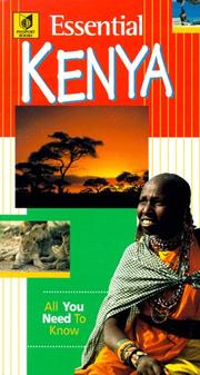 Cover of: Essential Kenya (Aaa Essential Travel Guide Series)
