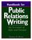 Cover of: Handbook for Public Relations Writing