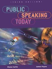 Cover of: Public speaking today
