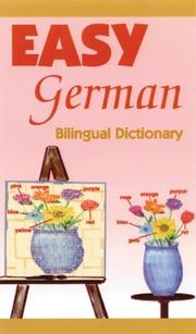 Cover of: Easy German bilingual dictionary