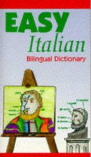 Cover of: Easy Italian Bilingual Dictionary by 