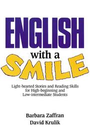 Cover of: English with a smile: light-hearted stories and reading skills for high-beginning and low-intermediate students