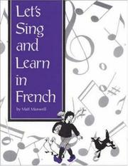 Cover of: Let's Sing and Learn in French (Songs and Games Series)
