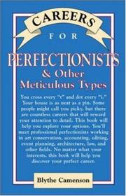 Cover of: Careers for perfectionists & other meticulous types