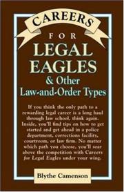 Cover of: Careers for legal eagles & other law-and-order types
