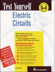 Cover of: Electric circuits by Mehdi Anwar