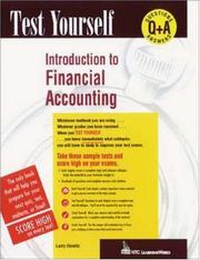Cover of: Test Yourself: Introduction to Financial Accounting ((Test Yourself Ser.))