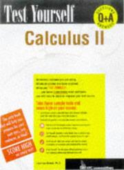 Cover of: Calculus II by Joan Van Glabek