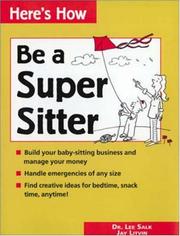 Cover of: Be a super sitter