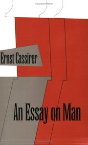 Cover of: An essay on man by Ernst Cassirer