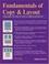 Cover of: Fundamentals of copy & layout