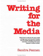 Cover of: Writing for the media