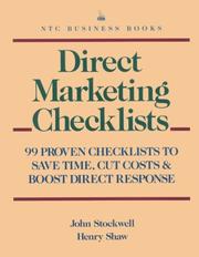 Cover of: Direct marketing checklists | John Stockwell