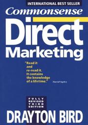 Cover of: Commonsense direct marketing by Drayton Bird