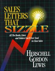 Cover of: Sales letters that sizzle