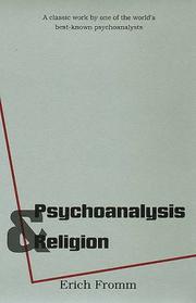 Cover of: Psychoanalysis and Religion by Erich Fromm