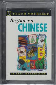 Cover of: Teach Yourself Beginner's Chinese by Lianyi Song