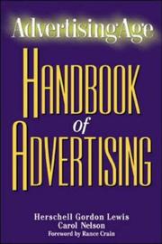 Cover of: Advertising age handbook of advertising by Herschell Gordon Lewis