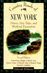Cover of: Country roads of New York: drives, day trips, and weekend excursions