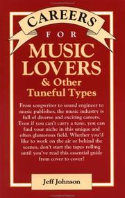 Careers for music lovers & other tuneful types