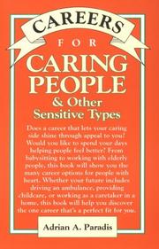 Cover of: Careers for Caring People and Other Sensitive Types (Vgm Careers for You Series (Paper))