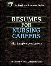 Cover of: Resumes for Nursing Careers (Vgm Professional Resumes Series) | Na