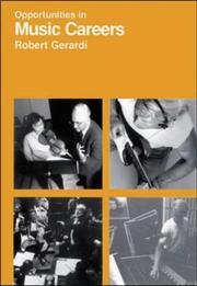 Cover of: Opportunities in music careers | Robert Gerardi