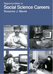 Opportunities in social science careers by Rosanne J. Marek