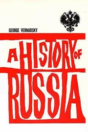 Cover of: A History of Russia: New, Revised Edition