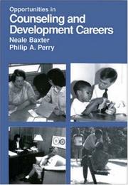 Cover of: Opportunities in counseling and development careers