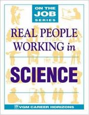 Cover of: Real People Working in Science