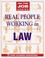 Cover of: Real people working in law