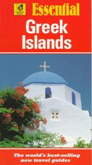 Cover of: Essential Greek islands by Arthur Eperon, Arthur Eperon