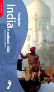 Cover of: Footprint India Handbook 2000 by Robert Bradnock