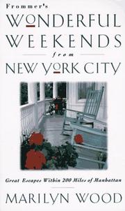 Cover of: Frommer's Wonderful Weekends from New York City