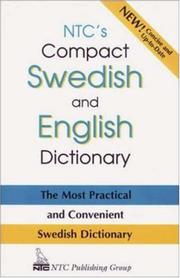 Cover of: NTC's compact Swedish and English dictionary. by 