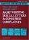 Cover of: What You Need to Know About Basic Writing Skills, Letters & Consumer Complaints (Essential Life Skills)