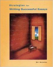 Cover of: Strategies for writing successful essays