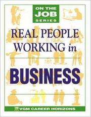 Cover of: Real people working in business