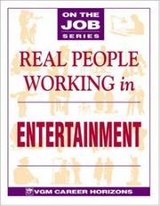 Cover of: Real People Working in Entertainment by Blythe Camenson