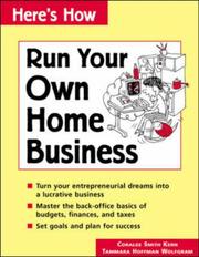 Cover of: Run your own home business