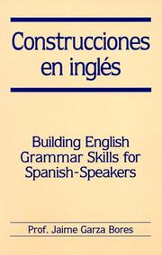 Cover of: Construcciones en inglés