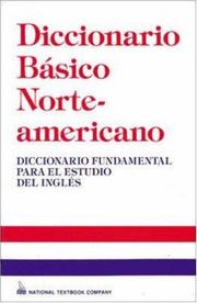 Cover of: Diccionario Basico Norteamericano : Diccionario Fundamental para el Estudio del Ingles