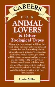 Cover of: Careers for animal lovers & other zoological types