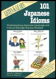 Cover of: Listen & Learn: 101 Japanese Idioms