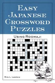 Cover of: Easy Japanese Crossword Puzzles: Using Roomaji